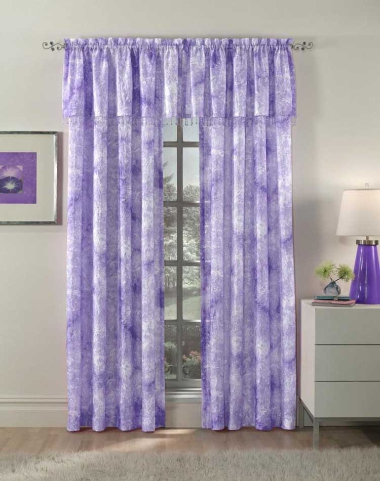 Purple Marbel curtain