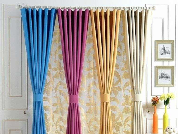colorful curtain