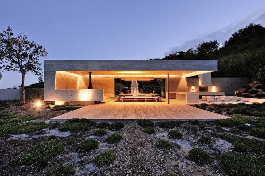 Concrete Front House Design