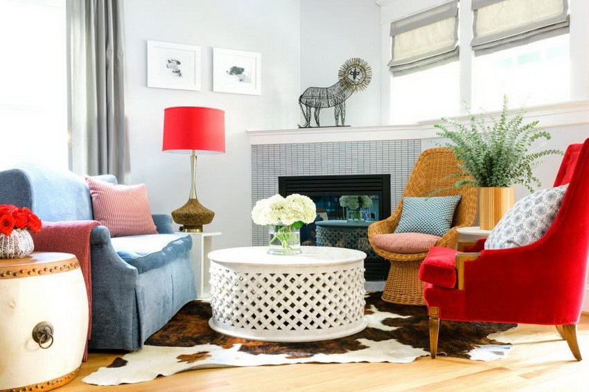 Design a Small Living Room with Bright Colors