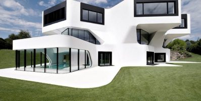 Unique geometric and futuristic home
