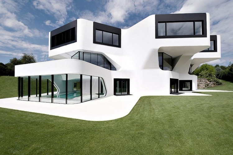 Unique geometric and futuristic home